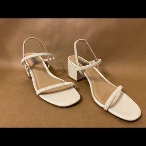 White Steve Madden Inessa Heels